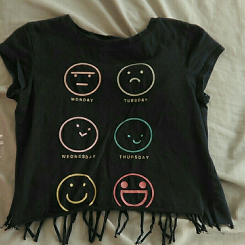 A Monday through Saturday crop top